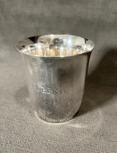 Soren Georg Jensen Georg Jensen Sterling Silver Baby Christening Cup