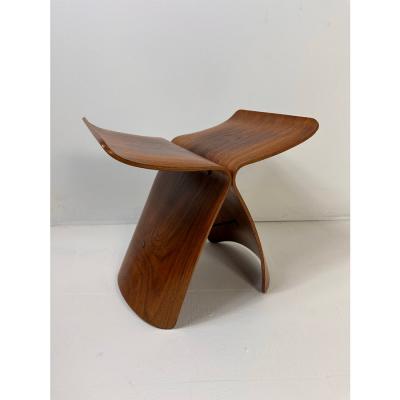 Sori Yanagi 1960s Sori Yanagi Rosewood Butterfly Stool