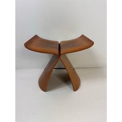 Sori Yanagi 1960s Sori Yanagi Rosewood Butterfly Stool