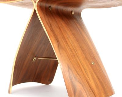 Sori Yanagi Sori Yanagi Butterfly Stool in Molded Rosewood Tendo Mokko