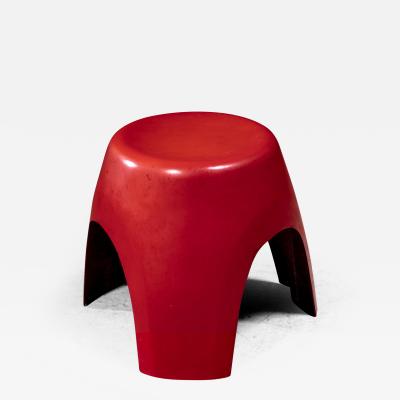 Sori Yanagi Sori Yanagi rare early red elephant stool for Kotobuki Japan