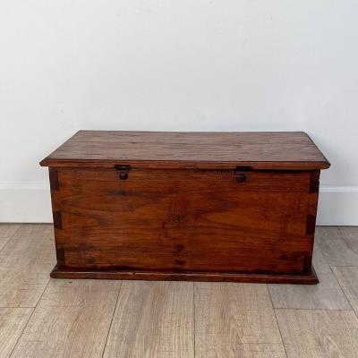 Southeast Asian Carved and Painted Document Box 19th century