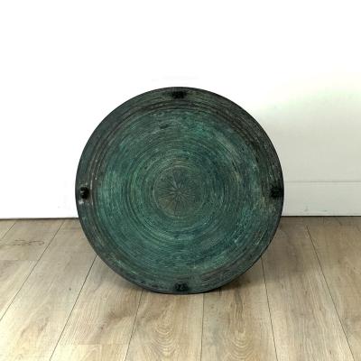 Southeast Asian Patinated Bronze Rain Drum 2 19th century or earlier