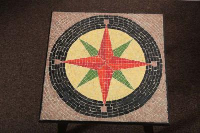 Southern Cross 50s Mosaic Low Accent Table