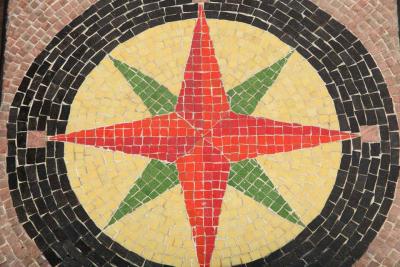 Southern Cross 50s Mosaic Low Accent Table