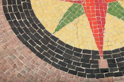 Southern Cross 50s Mosaic Low Accent Table