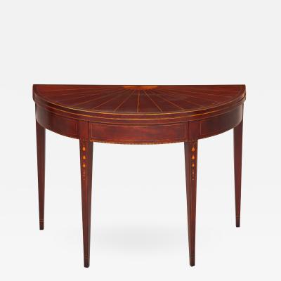 Southern Demilune Card Table