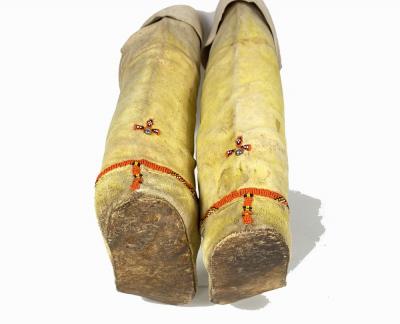 Southern Plains high top moccasins