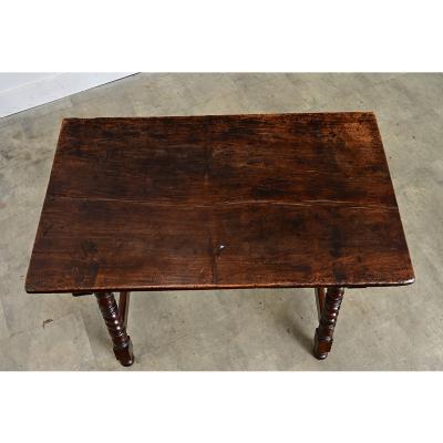 Spanish 18th Century Chestnut Forged Iron Table