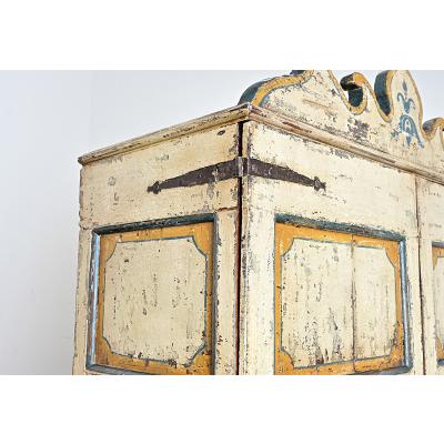Spanish 18th Century Polychrome Painted Cabinet