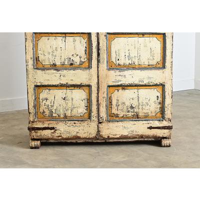 Spanish 18th Century Polychrome Painted Cabinet