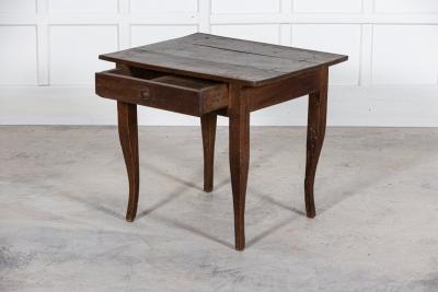 Spanish 18thC Provincial Oak Side Table