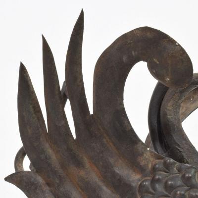 Spanish 19th Century Hand Forged Iron Bird Fragment