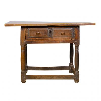 Spanish Baroque Walnut Table