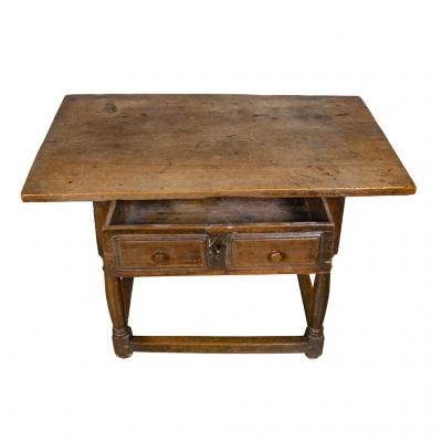 Spanish Baroque Walnut Table