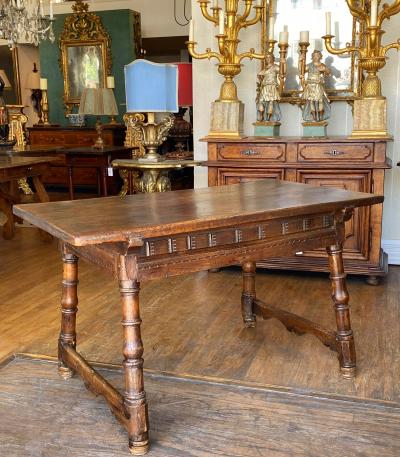 Spanish Baroque Walnut Table Circa 1710
