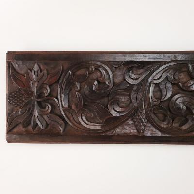 Spanish Carved Baroque Oak Panel circa 1750