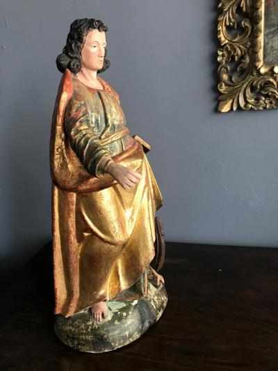 Spanish Colonial Antique Santo Figure