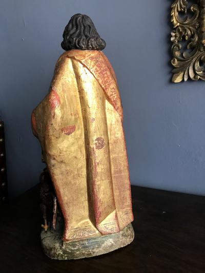 Spanish Colonial Antique Santo Figure