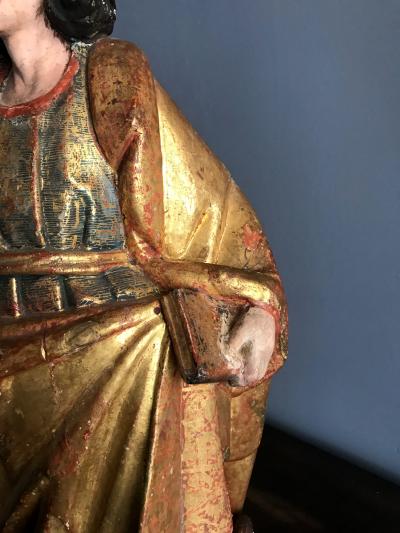 Spanish Colonial Antique Santo Figure