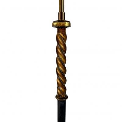 Spanish Gilt Iron Standing Lamp
