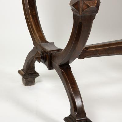 Spanish Neoclassical Style Walnut Library Table Circa 1890