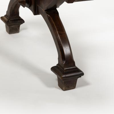 Spanish Neoclassical Style Walnut Library Table Circa 1890