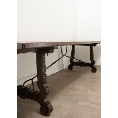 Spanish Oak Extending Dining Table