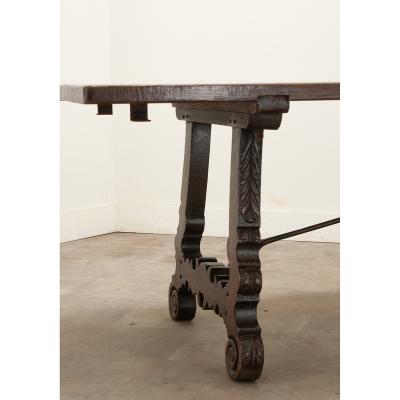 Spanish Oak Extending Dining Table