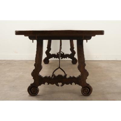 Spanish Oak Extending Dining Table