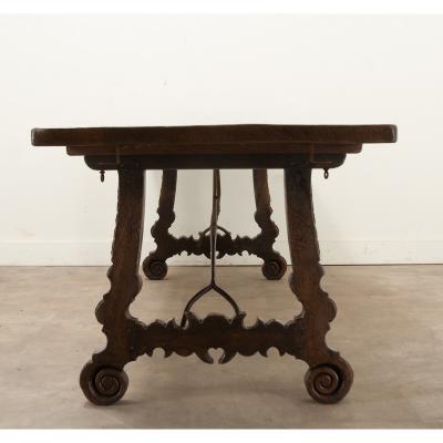 Spanish Oak Extending Dining Table