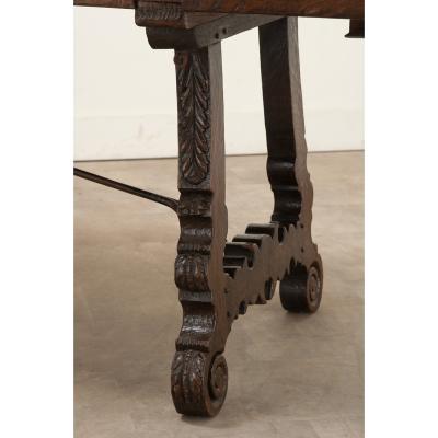 Spanish Oak Extending Dining Table