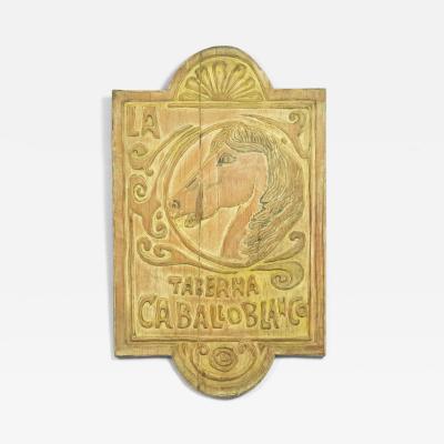 Spanish Provincial Horse Head Wall Plaque