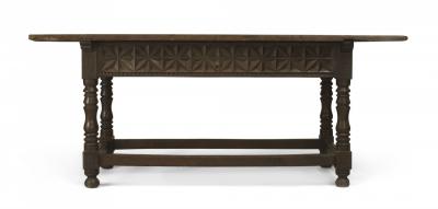Spanish Renaissance Oak Refectory Table
