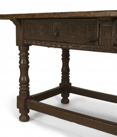 Spanish Renaissance Oak Refectory Table