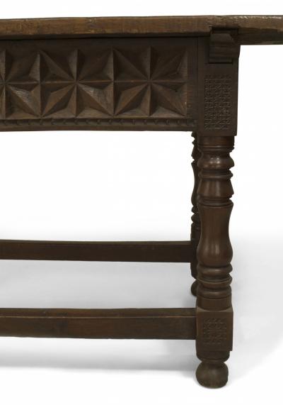 Spanish Renaissance Oak Refectory Table