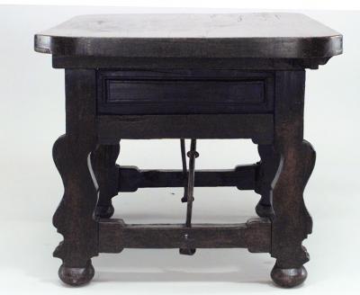 Spanish Renaissance Style Walnut Center Table