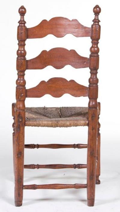 Spanish Rustic Turned Side Chair