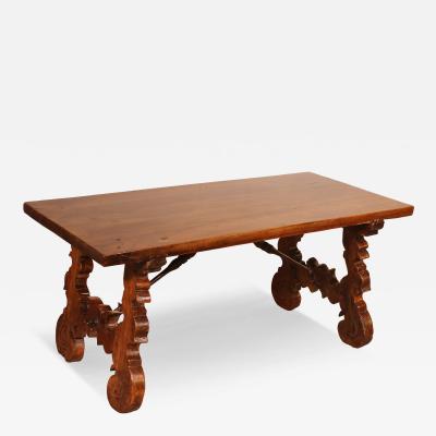Spanish Walnut Coffee Table 18th Century