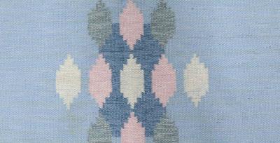 Sparreholm Vintage Swedish Rug by Ingegerd Silow
