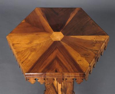 Specimen Wood Pedestal Table