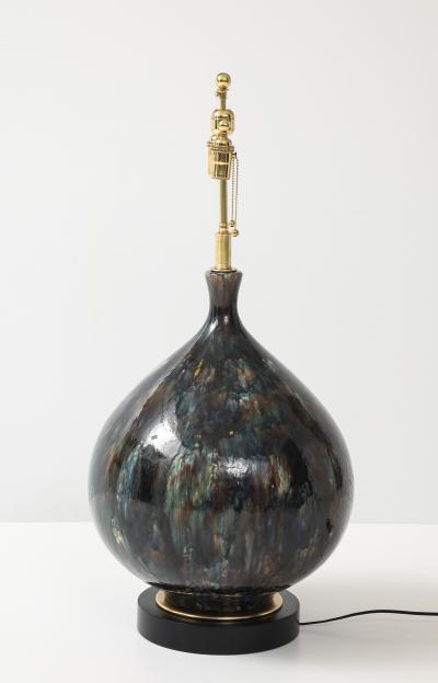 Spectacular 1960s Italian Ceramic Lamp