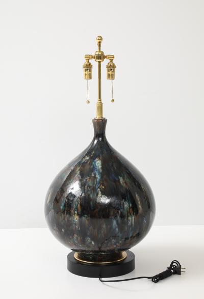 Spectacular 1960s Italian Ceramic Lamp