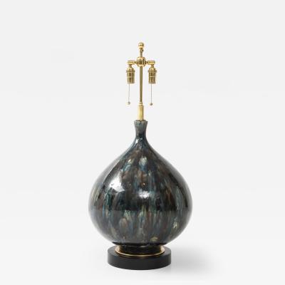 Spectacular 1960s Italian Ceramic Lamp