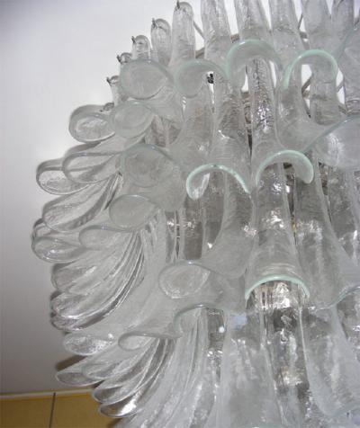 Spectacular 1968 Italian Murano glass chandelier