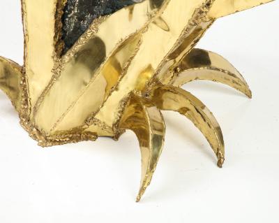 Spectacular 1970s Brutalist Amethyst Geode Table