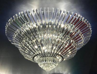 Spectacular Contemporary Italian Murano Glass Triedi Ceiling Light