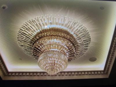 Spectacular Contemporary Italian Murano Glass Triedi Ceiling Light