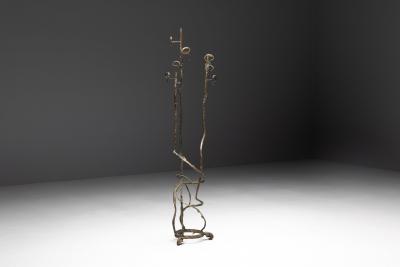 Spiral Coat Rack in Steel 1920s