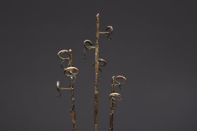 Spiral Coat Rack in Steel 1920s